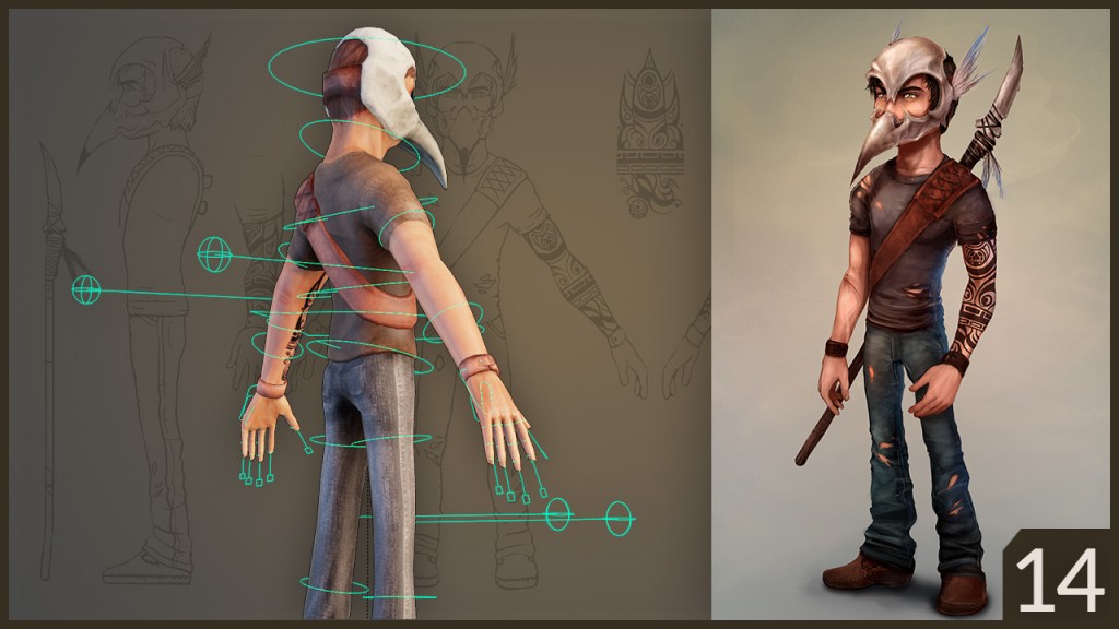 CGC Classic: Low Poly Character with Skull Helmet preview image 3